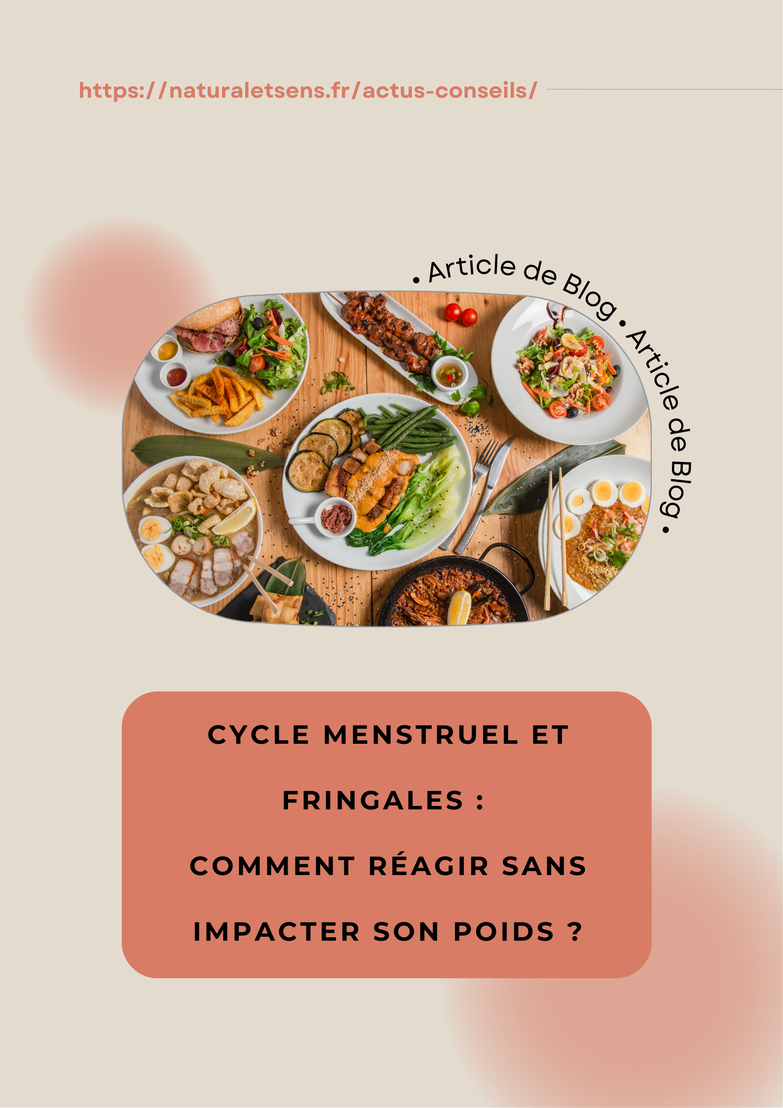 Lire la suite à propos de l’article Cycle menstruel et fringales : comment réagir sans impacter son poids ?